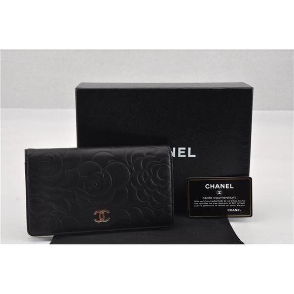 Auth Chanel Camellia Lamb Skin Cc Logo #78691C75B - Picture 13 of 15